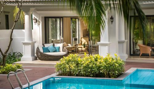 Four-Bedroom Villa with Garden View and Private Pool