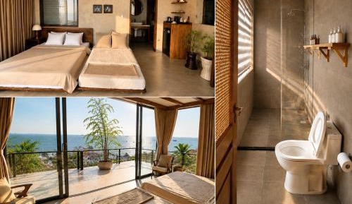 Quadruple Room with Sea View