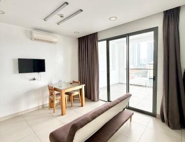 One-Bedroom Apartment with Balcony and City View