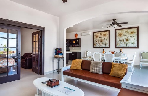 La Paloma Villa | Airy, Beach-view Dog-friendly Villa With Patio, Outdoor Pool, Streaming, AC
