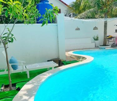 Vung Tau Villa | 5 Bedroom Villa in Vung Tau- Biệt thự 5 phòng Bãi sau- The Black & White Garden Villa